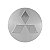Calotinha 55mm Centro de Roda Mitsubishi Triton L200 Tr4 Prata Lisa - Imagem 2