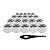 Capa Parafuso Roda Kit 20 Peças Fox Polo Golf Jetta Cromado - Imagem 1