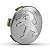 Jogo Calotinha 60mm KRMAI Peugeot 206 207 307 208 308 408 Hoggar Prata com Cromado - Imagem 2