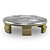 Jogo Calotinha 60mm KRMAI Peugeot 206 207 307 208 308 408 Hoggar Prata com Cromado - Imagem 3