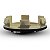 Calotinha 60mm Centro de Roda Peugeot 206 207 208 307 Hoggar Preta e Cromada - Imagem 4