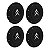 Jogo Calota Central Roda de Ferro Citroen Modelo Amarok Aro 13 14 15 - Imagem 1