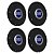 Jogo Calota Central Roda de Ferro Emblema Fiat Azul Modelo Amarok Aro 13 14 15 - Imagem 1