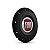 Calota Central Roda de Ferro Fiat Modelo Amarok Aro 13 14 15 Emblema Vermelho - Imagem 1