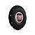 Jogo Calota Central Roda de Ferro Fiat Modelo Amarok Aro 13 14 15 Emblema Vermelho - Imagem 3