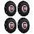 Jogo Calota Central Roda de Ferro Fiat Modelo Amarok Aro 13 14 15 Emblema Vermelho - Imagem 1