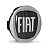 Calotinha 60mm Centro de Roda Fiat Toro Freemont Preta com Cromado - Imagem 1
