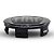 Calotinha 60mm Centro de Roda Fiat Toro Freemont Preta com Cromado - Imagem 3