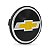 Jogo Calotinha 58mm Centro de Roda GM Vectra Elite Astra 2010 Preta - Imagem 2