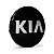 Calotinha 60mm Centro de Roda Kia Sportage Cerato Soul Picanto Preta - Imagem 1