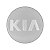 Jogo Calotinha 60mm Centro de Roda Kia Sportage Cerato Soul Picanto Prata - Imagem 2