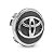 Calotinha 55mm Centro de Roda Toyota Corolla Etios Grafite - Imagem 1