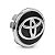 Jogo Calotinha 55mm Centro de Roda Toyota Corolla Etios Preta - Imagem 2