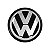 Calotinha 65mm Centro de Roda VW Jetta Amarok Golf Fusca Preta - Imagem 2