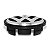 Calotinha 65mm Centro de Roda VW Jetta Amarok Golf Fusca Preta - Imagem 2