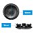 Calotinha 65mm Centro de Roda VW Jetta Amarok Golf Fusca Preta - Imagem 5