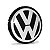 Jogo Calotinha 56mm Centro de Roda Vw Gol G5 G6 Fox Polo Preta - Imagem 2
