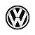 Calotinha 56mm Centro de Roda Vw Gol G5 G6 Fox Polo Preta - Imagem 2
