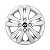 Calota Aro 14 Hyundai HB20 modelo 2016 a 2018 Prata - Imagem 1
