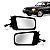 Par Retrovisor GM Chevette Marajó Chevy 1987/... c/ controle - Imagem 1