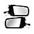 Par Retrovisor GM Chevette Marajó Chevy 1987/... c/ controle - Imagem 2