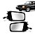 Par Retrovisor GM Chevette Marajó Chevy 1987/... c/ controle - Imagem 1