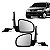 Par Retrovisor Celta 2000 a 2006 2/4 portas com controle - Imagem 1