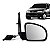 Retrovisor Celta 2000 a 2006 2/4 portas com controle - Imagem 1