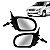 Par Retrovisor Corsa Sedan Classic 1994 a 2015 2/4P c/ controle - Imagem 1