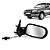 Retrovisor Fiat Uno Fire Flex 2006 a 2011 4 portas Com Controle - Imagem 1