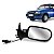 Retrovisor Fiat Uno Fire Flex 2006 a 2011 2 portas Com Controle - Imagem 1