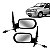 Par Retrovisor Fiat Palio Siena Fire 01 a 04 4 portas c/ controle - Imagem 1