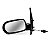 Retrovisor Fiat Palio Siena Fire 01 a 04 4 portas com controle - Imagem 4