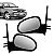 Par Retrovisor Gol Saveiro Bola 4 portas 1995 1999 s/controle - Imagem 1