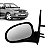 Retrovisor Gol Saveiro Bola 4 portas 1995 1999 sem controle - Imagem 2