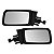 Par Retrovisor Voyage Saveiro Quadrado 1987 1994 c/ controle - Imagem 2