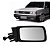 Retrovisor Gol Parati Saveiro Voyage 1987 1994 com controle - Imagem 2