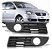 Par Grade Para-choque Vw Polo 2007 a 2012 C/furo Milha - Imagem 1