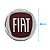Emblema de Grade 85mm Fiat Uno Palio Elx 2010 Vermelho - Imagem 2