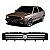 Grade Dianteira Preta VW Gol Quadrado 1987 a 1990 + Emblema Cromado - Imagem 1