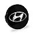 Calotinha 56mm Centro de Roda Hyundai HB20 HB20s 2012 a 2022 Preta - Imagem 1