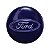 Calotinha 55mm Ford New Focus Fiesta Ecosport Ka Fusion Azul - Imagem 2