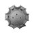 Calota Central Toyota Hilux SW4 2012/2013 Prata - Imagem 3