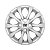 Calota Aro 14 Novo Fiat Mobi 2021 2022 Easy Like. Prata - Imagem 1