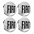Jogo Calotinha 60mm Centro de Roda Fiat Freemont Toro Cromado - Imagem 1