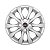 Jogo Calota Aro 14 Fiat Mobi modelo 2021 2022 prata - Imagem 5