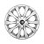 Jogo Calota Aro 14 Fiat Mobi modelo 2021 2022 prata - Imagem 8