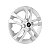 Calota Aro 14 Novo Fiat Argo 2021 2022 Prata + Emblema - Imagem 11