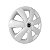 Jogo Calota Aro 14 Nissan March modelo 2015/18 Prata - Imagem 3