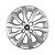 Calota Aro 15 Fiat Idea modelo 2014/2016 prata - Imagem 4